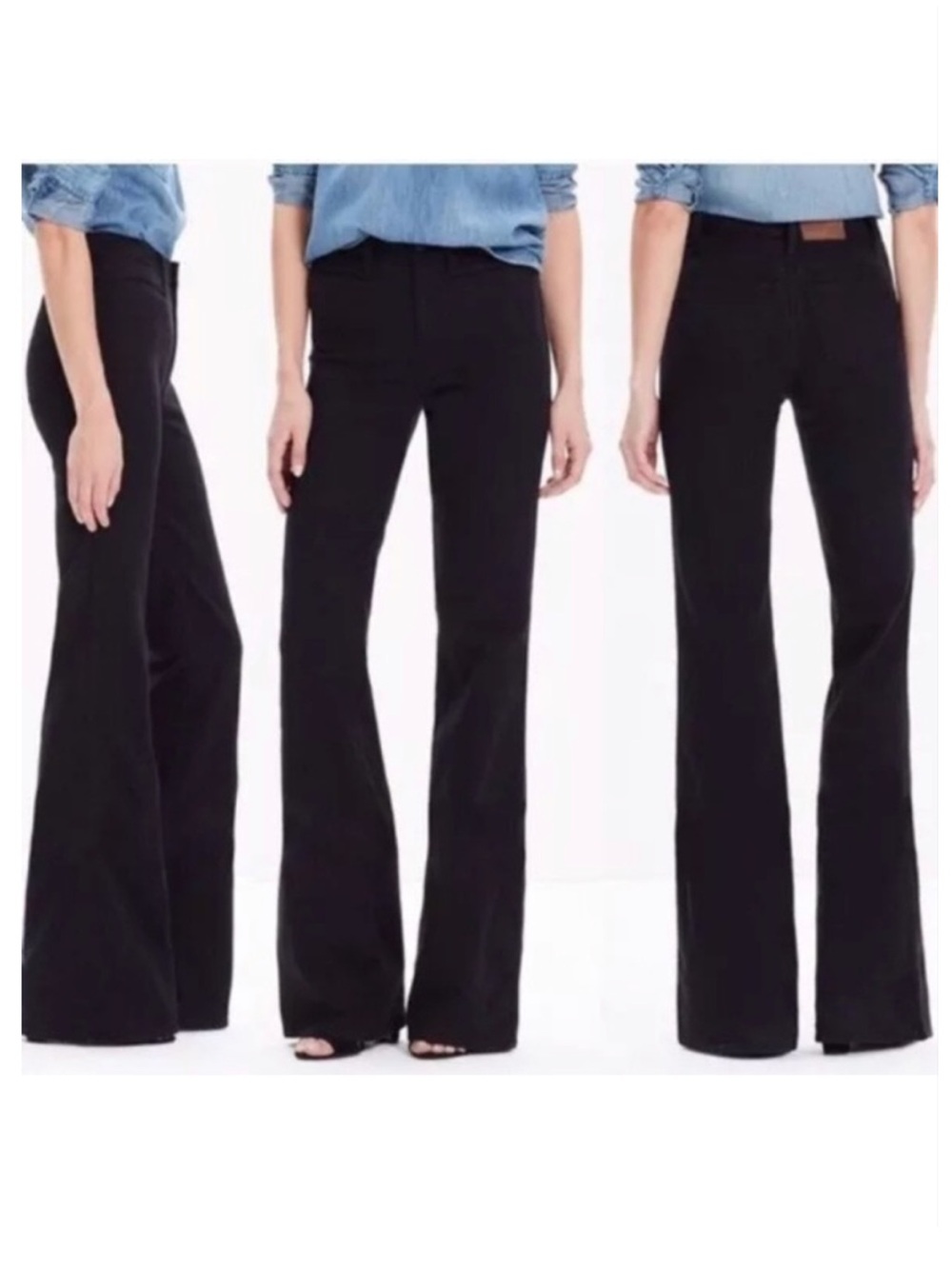 Madewell flea market flare black Jeans